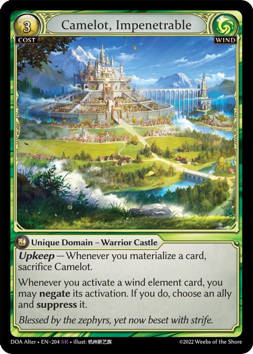 Camelot, Impenetrable 204 (Dawn of Ashes Alter Edition) 