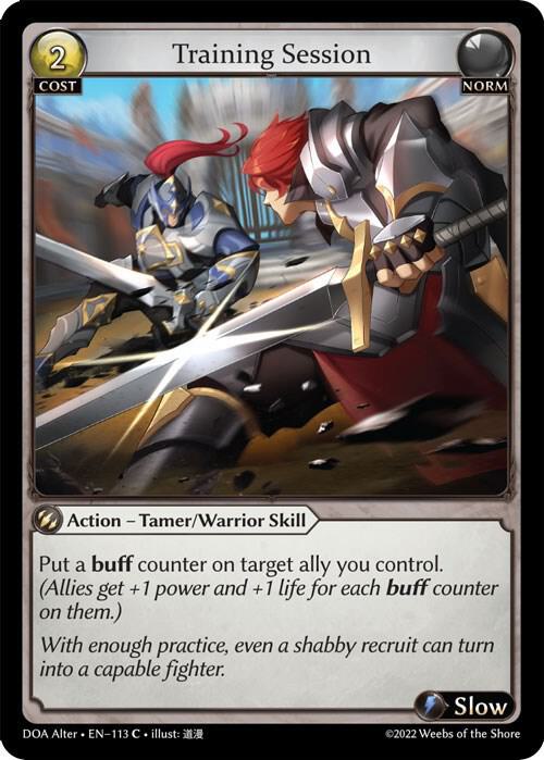 Training Session 113 (Dawn of Ashes Alter Edition) 