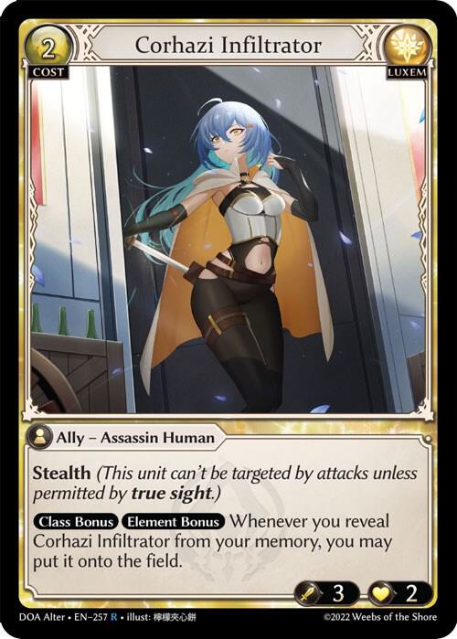 Corhazi Infiltrator 257 (Dawn of Ashes Alter Edition) 