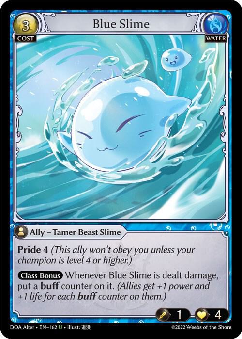 Blue Slime 162 (Dawn of Ashes Alter Edition) 