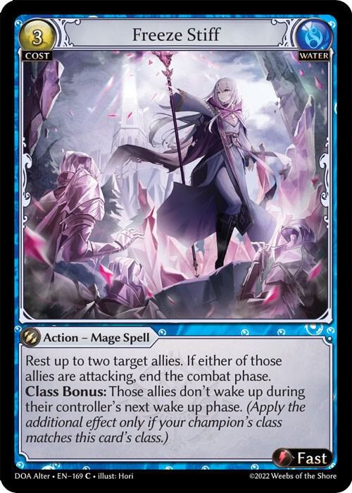 Freeze Stiff 169 (Dawn of Ashes Alter Edition) 
