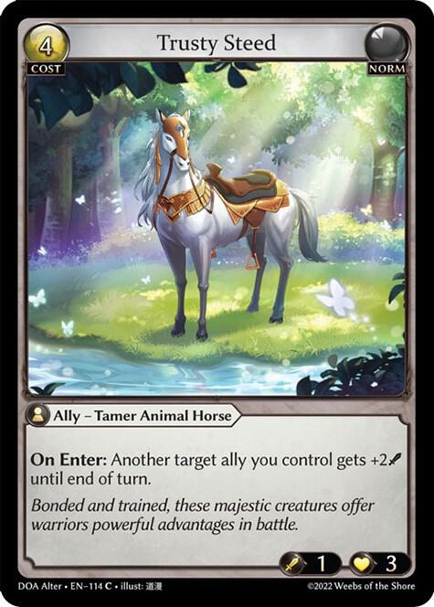 Trusty Steed 114 (Dawn of Ashes Alter Edition) 