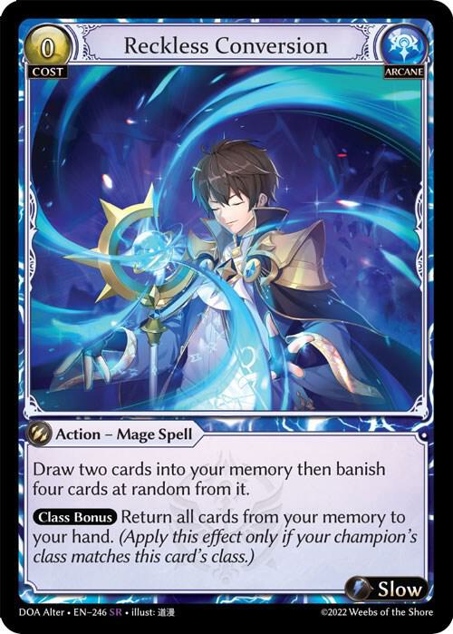 Reckless Conversion 246 (Dawn of Ashes Alter Edition) 