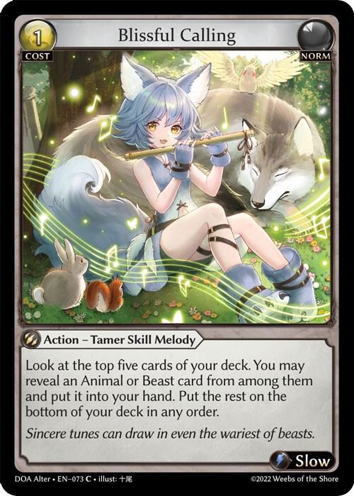 Blissful Calling 073 (Dawn of Ashes Alter Edition) 