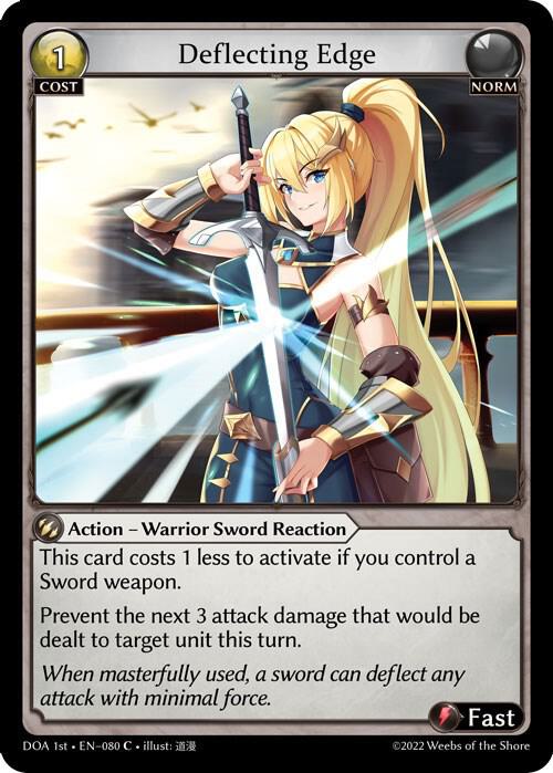 Deflecting Edge 080 (Dawn of Ashes 1st Edition) 