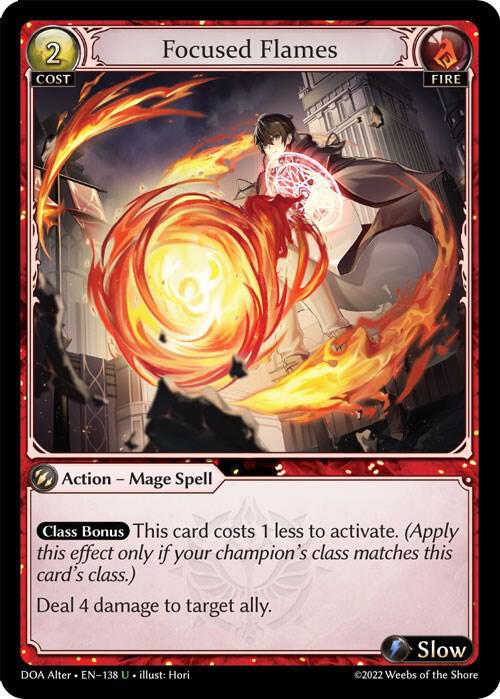 Focused Flames 138 (Dawn of Ashes Alter Edition) 