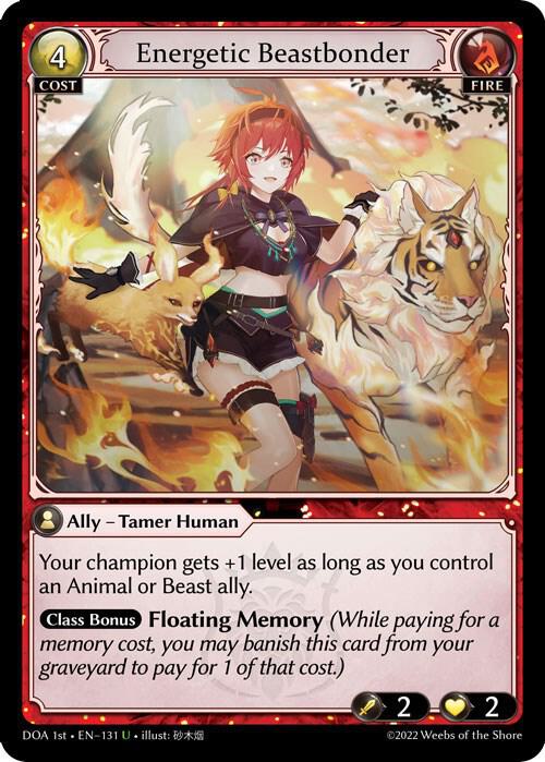 Energetic Beastbonder 131 (Dawn of Ashes 1st Edition) 