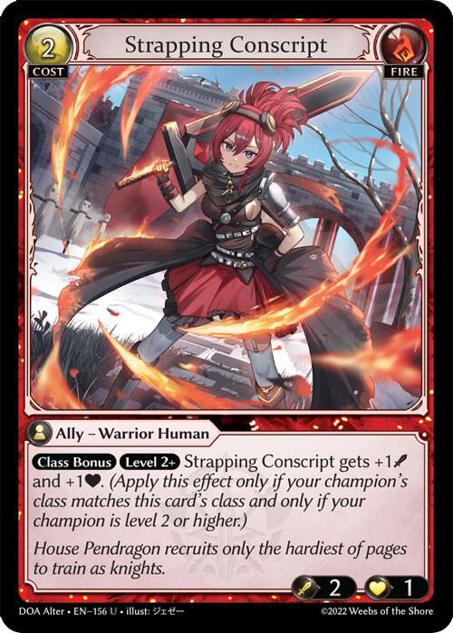 Strapping Conscript 156 (Dawn of Ashes Alter Edition) 