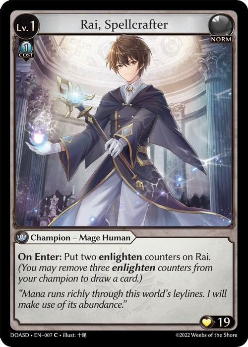 Rai, Spellcrafter 007 (Dawn of Ashes Starter Decks) 
