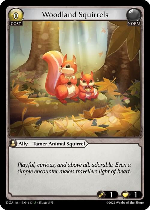 Woodland Squirrels 117 (Dawn of Ashes 1st Edition) 