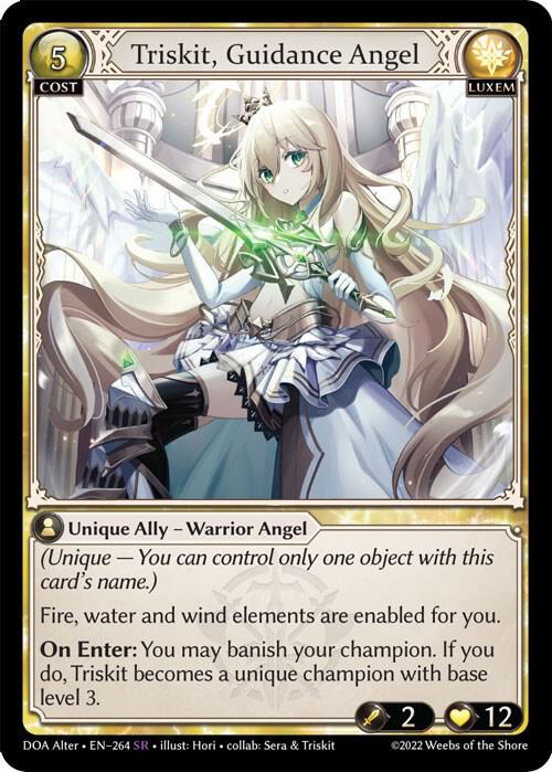 Triskit, Guidance Angel 264 (Dawn of Ashes Alter Edition) 