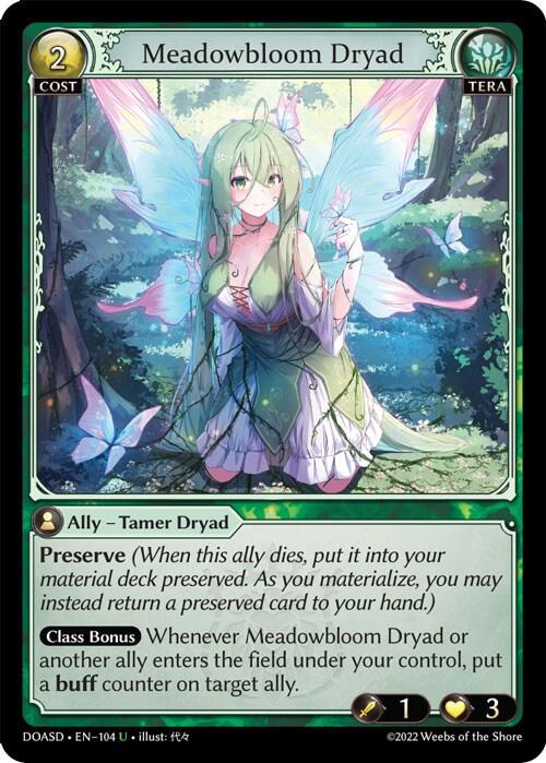 Meadowbloom Dryad 104 (Dawn of Ashes Starter Decks) 