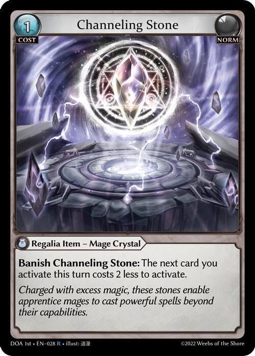 Channeling Stone 028 (Dawn of Ashes 1st Edition) 