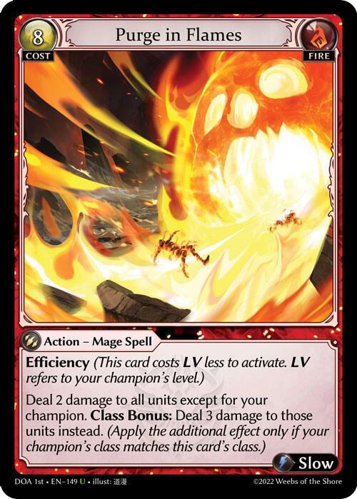 Purge in Flames 149 (Dawn of Ashes 1st Edition) 