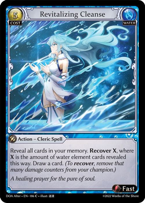Revitalizing Cleanse 186 (Dawn of Ashes Alter Edition) 