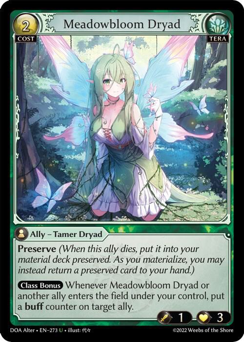 Meadowbloom Dryad 273 (Dawn of Ashes Alter Edition) 