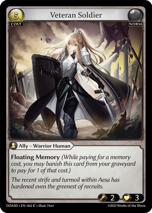 Veteran Soldier 062 (Dawn of Ashes Starter Decks) 