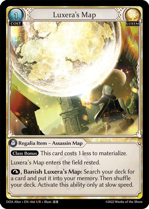 Luxera's Map 066 (Dawn of Ashes Alter Edition) 