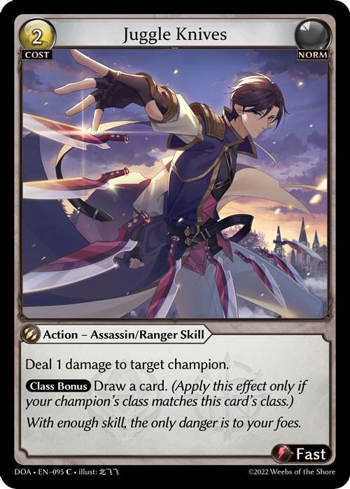 Juggle Knives 095 (Dawn of Ashes 1st Edition) 