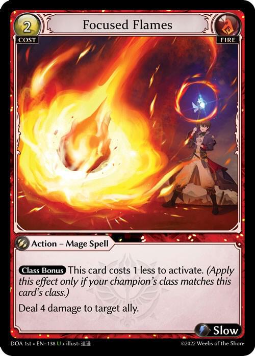 Focused Flames 138 (Dawn of Ashes 1st Edition) 