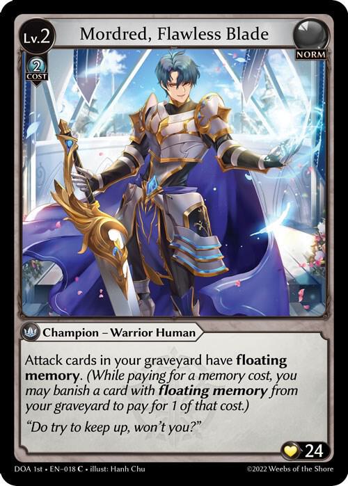 Mordred Flawless Blade 018 (Dawn of Ashes 1st Edition) 