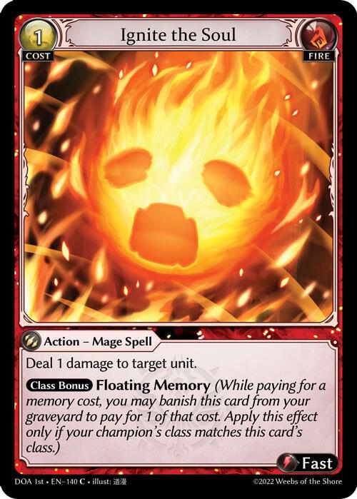 Ignite the Soul 140 (Dawn of Ashes 1st Edition) 