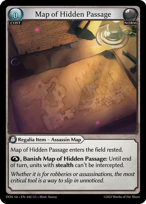 Map of Hidden Passage 042 (Dawn of Ashes 1st Edition) 