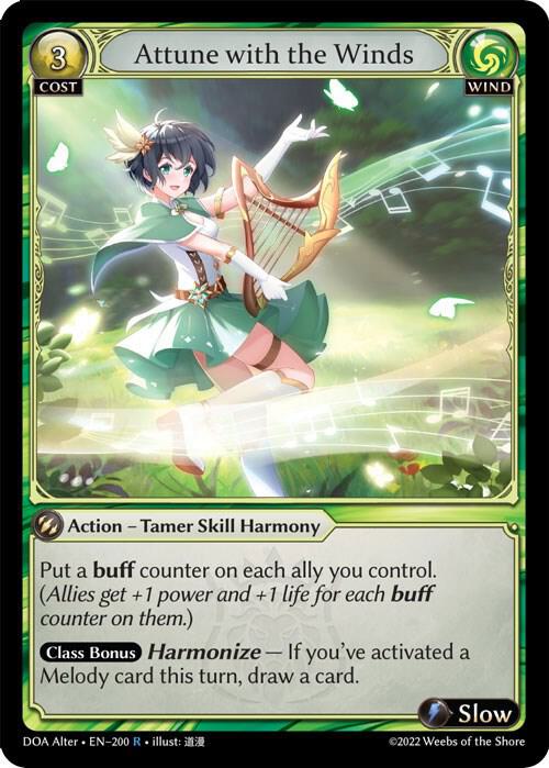 Attune with the Winds 200 (Dawn of Ashes Alter Edition) 