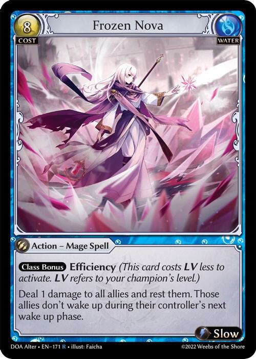 Frozen Nova 171 (Dawn of Ashes Alter Edition) 