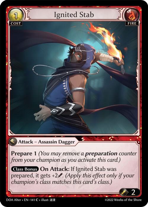 Ignited Stab 141 (Dawn of Ashes Alter Edition) 
