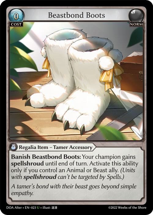Beastbond Boots 023 (Dawn of Ashes Alter Edition) 
