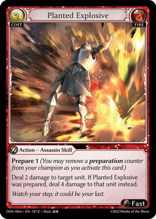 Planted Explosive 147 (Dawn of Ashes Alter Edition) 