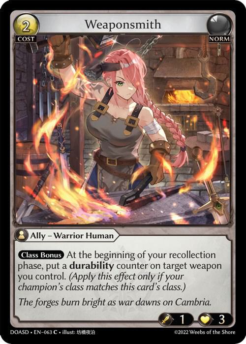 Weaponsmith 063 (Dawn of Ashes Starter Decks) 