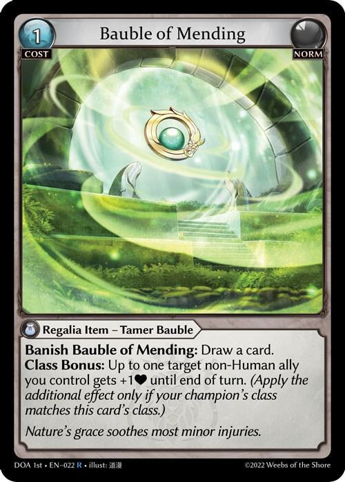 Bauble of Mending 022 (Dawn of Ashes 1st Edition) 