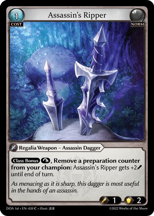 Assassins Ripper 020 (Dawn of Ashes 1st Edition) 