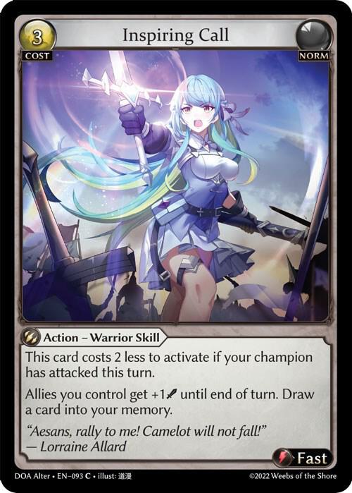 Inspiring Call 093 (Dawn of Ashes Alter Edition) 