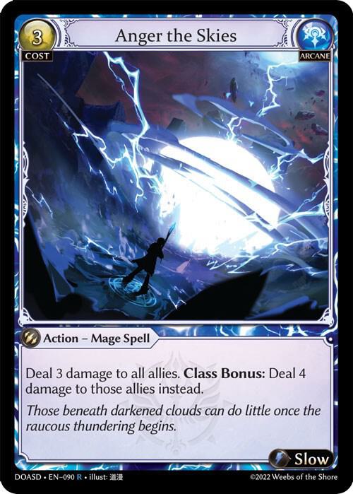 Anger the Skies 090 (Dawn of Ashes Starter Decks) 