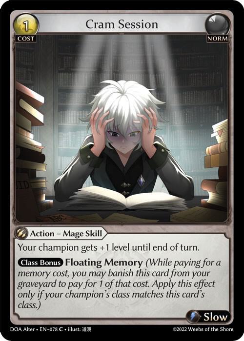 Cram Session 078 (Dawn of Ashes Alter Edition) 