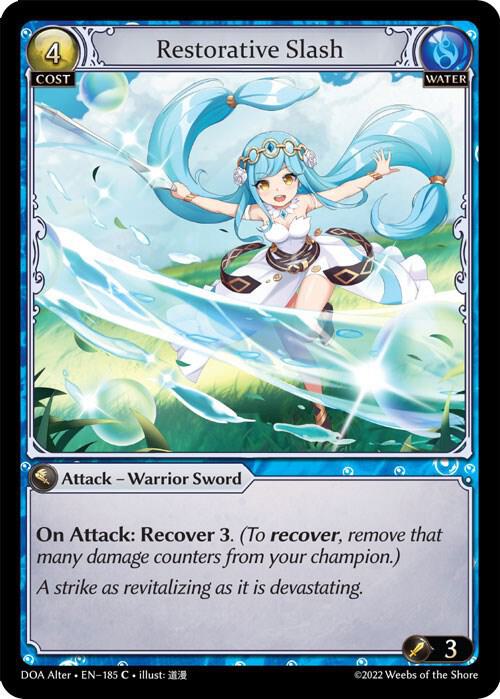 Restorative Slash 185 (Dawn of Ashes Alter Edition) 