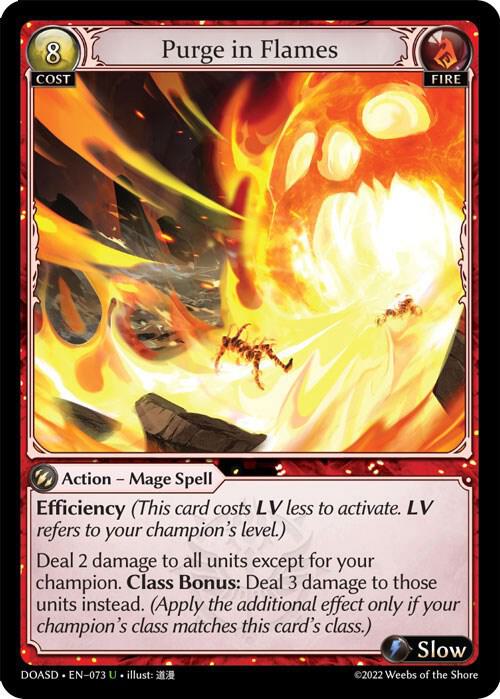 Purge in Flames 073 (Dawn of Ashes Starter Decks) 