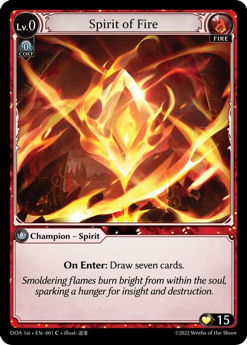 Spirit of Fire 001 (Dawn of Ashes 1st Edition) 