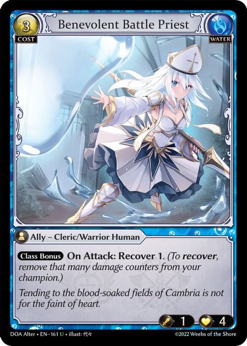 Benevolent Battle Priest 161 (Dawn of Ashes Alter Edition) 