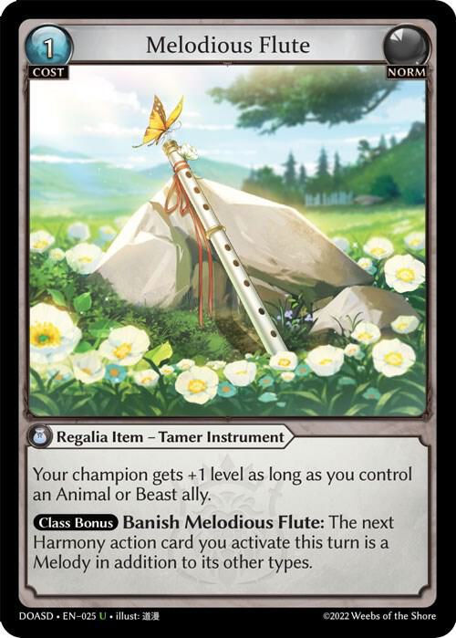 Melodious Flute 025 (Dawn of Ashes Starter Decks) 