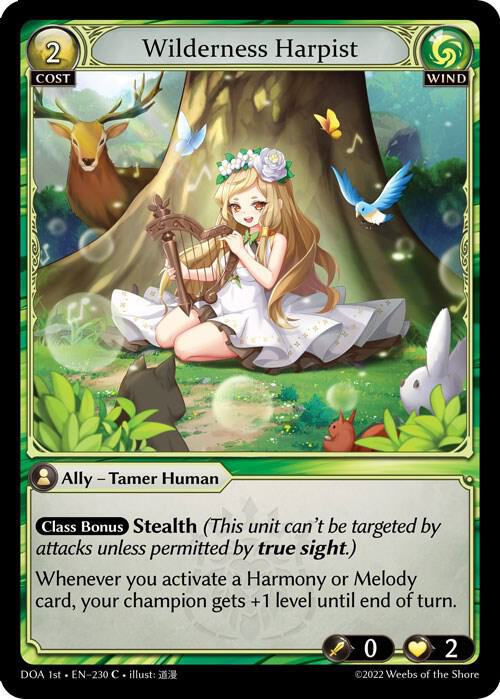Wilderness Harpist 230 (Dawn of Ashes 1st Edition) 