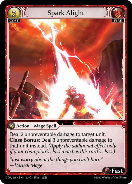 Spark Alight 153 (Dawn of Ashes 1st Edition) 