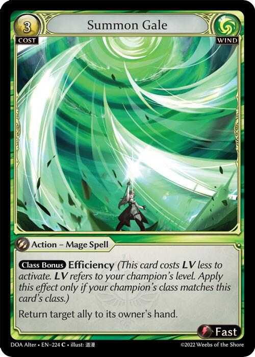 Summon Gale 224 (Dawn of Ashes Alter Edition) 