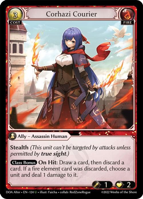Corhazi Courier 124 (Dawn of Ashes Alter Edition) 
