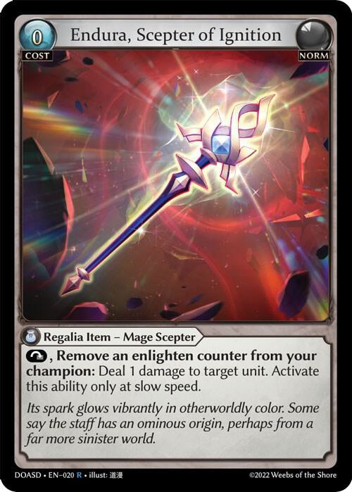 Endura Scepter of Ignition 020 (Dawn of Ashes Starter Decks) 