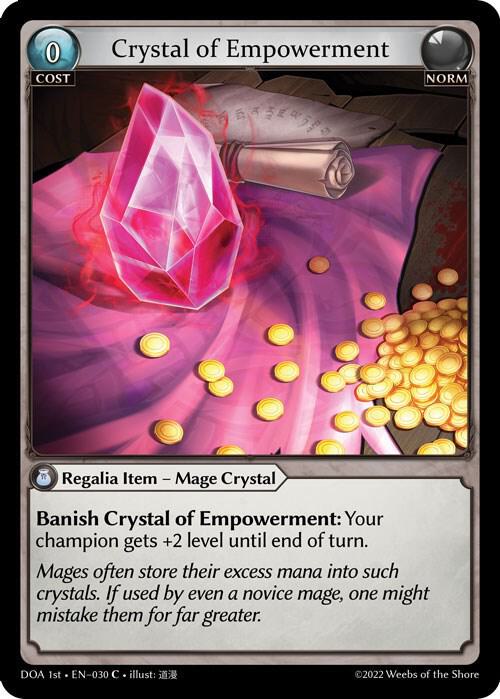 Crystal of Empowerment 030 (Dawn of Ashes 1st Edition) 