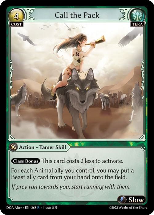 Call the Pack 268 (Dawn of Ashes Alter Edition) 
